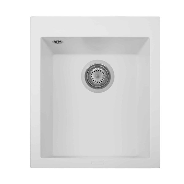 LaToscana One Series 16'' L DropIn Single Bowl Granite Kitchen Sink